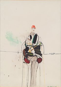 Sitzende | Porträt Helga Vavrousek