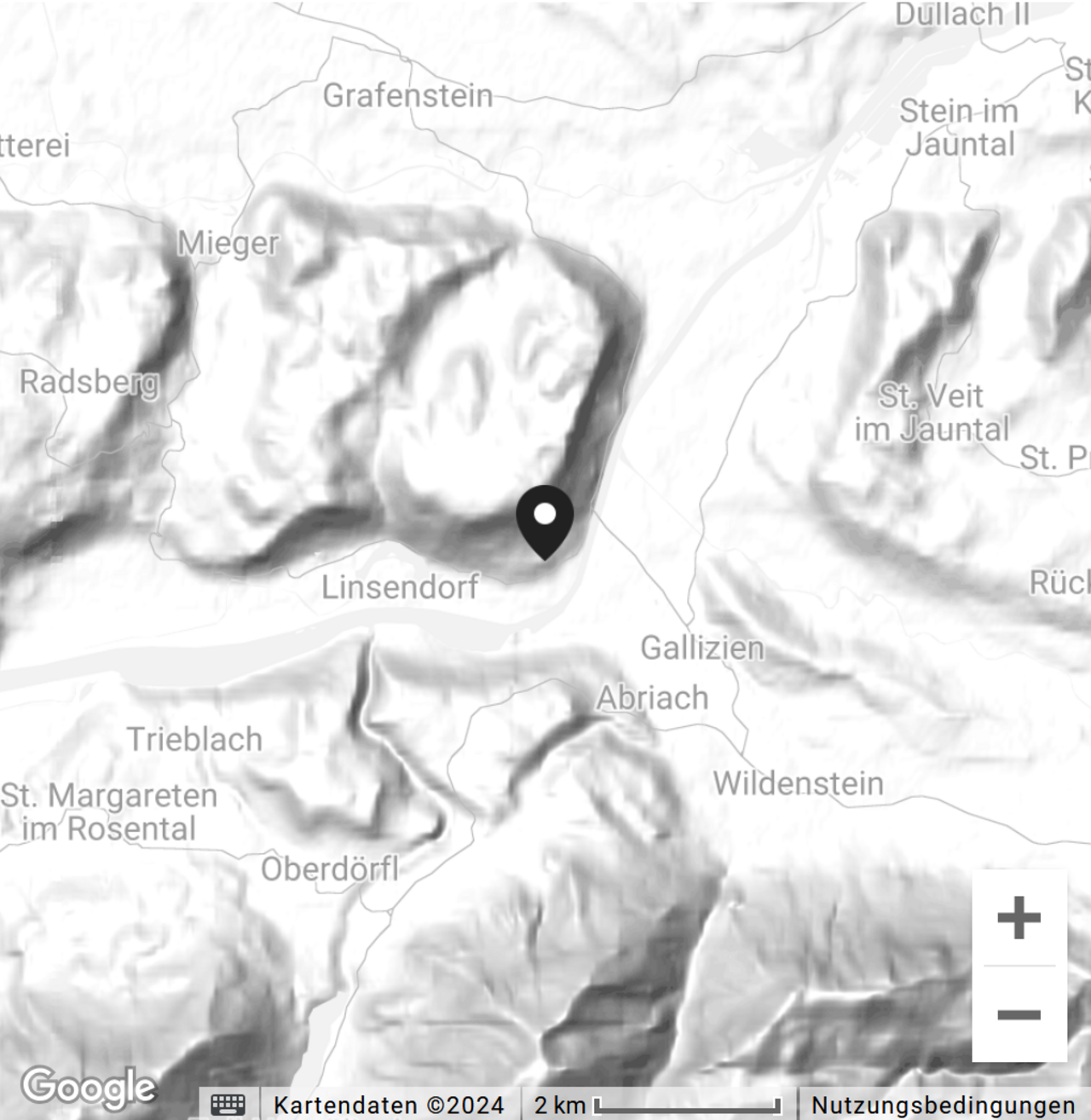 Eine statische Google Map vom Hoke Werkhaus Standort