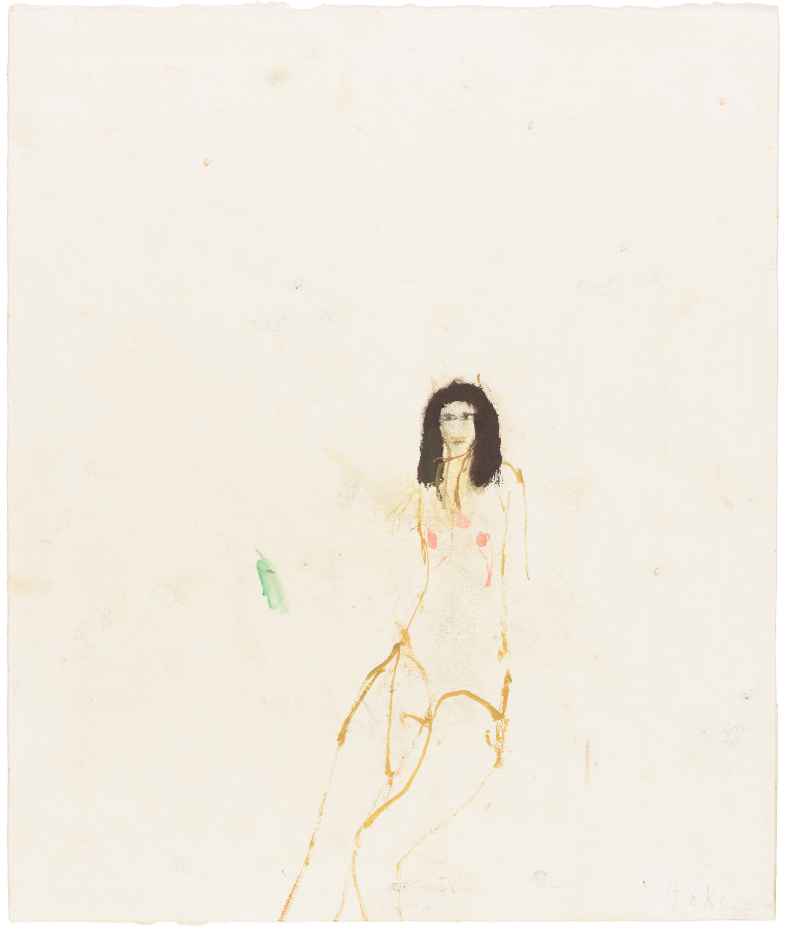 o. T. (sitzender Akt) 