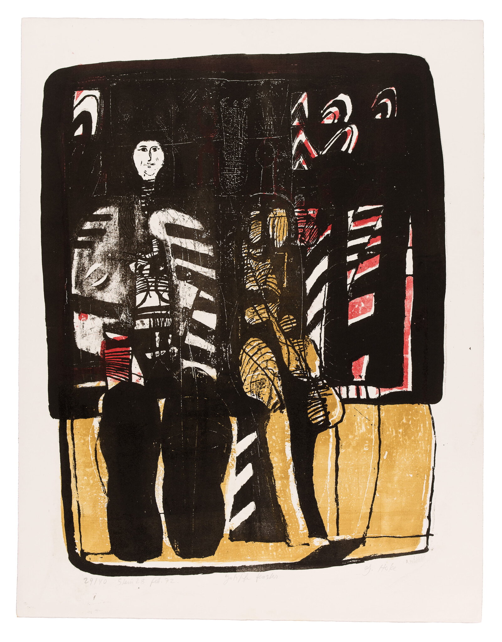 Edition 48  |  Stein 28 gotische Fenster