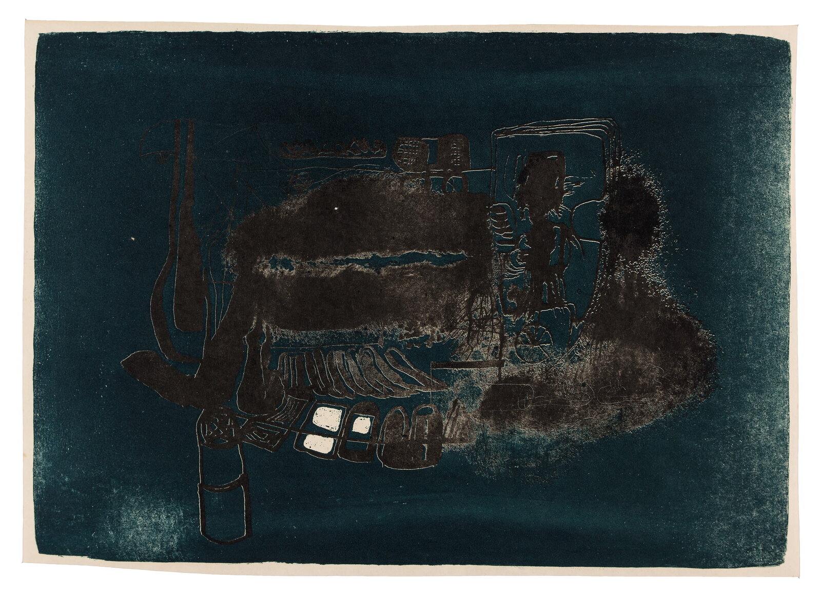 Edition 002  |  1. Lithografie mit Hilfe Riko Debenjaks aus Ljubljana