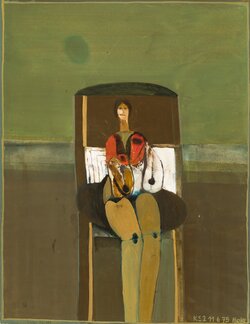 Karma auf der Terrasse