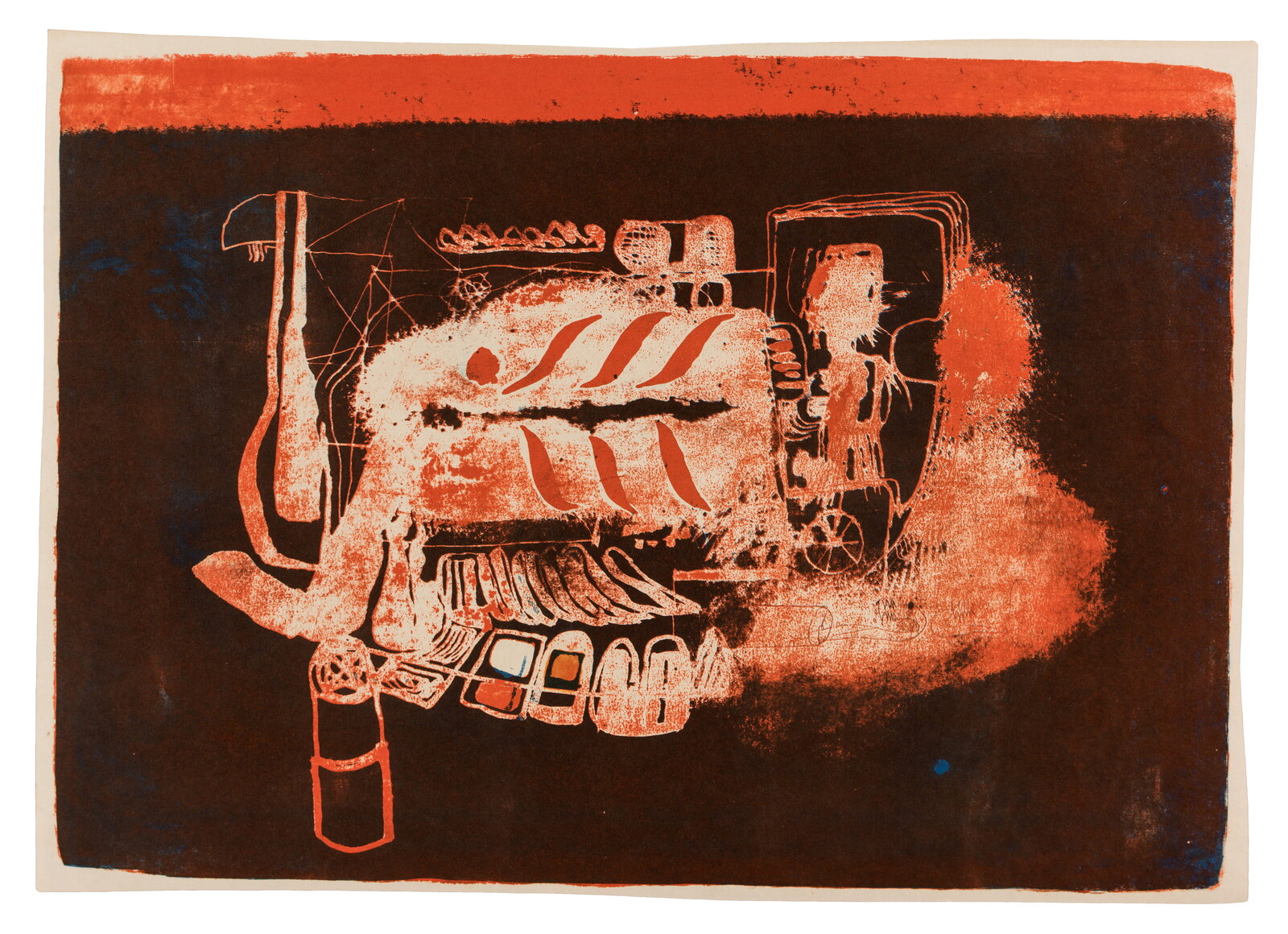 Edition 002  |  1. Lithografie mit Hilfe Riko Debenjaks aus Ljubljana