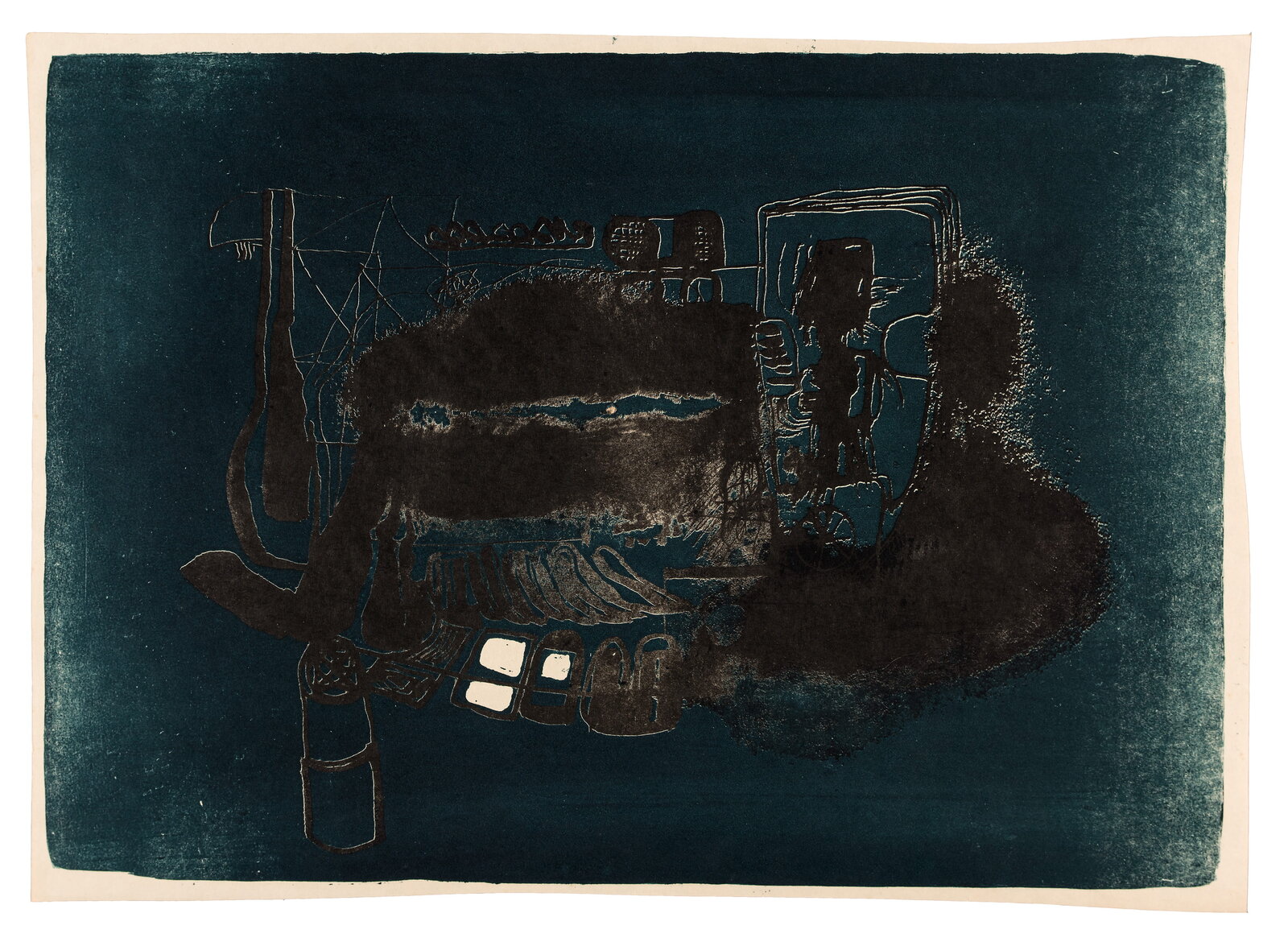 Edition 002  |  1. Lithografie mit Hilfe Riko Debenjaks aus Ljubljana