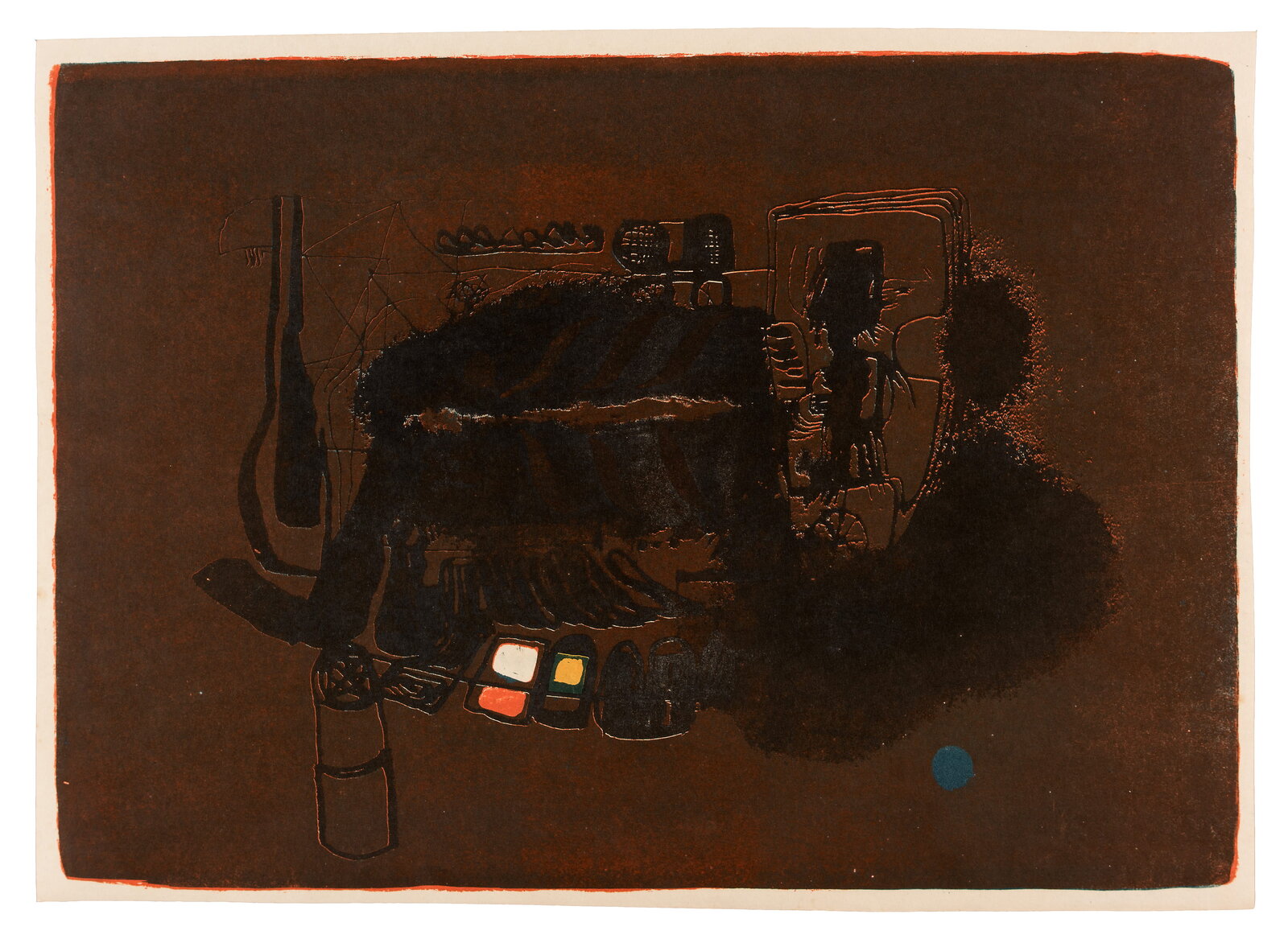 Edition 002  |  1. Lithografie mit Hilfe Riko Debenjaks aus Ljubljana